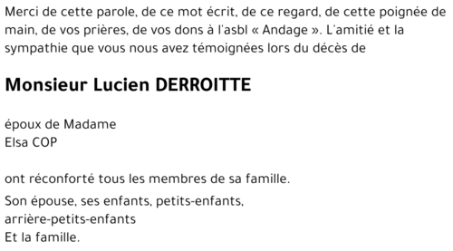 Lucien DERROITTE