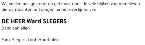 Ward SLEGERS