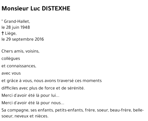 Luc DISTEXHE