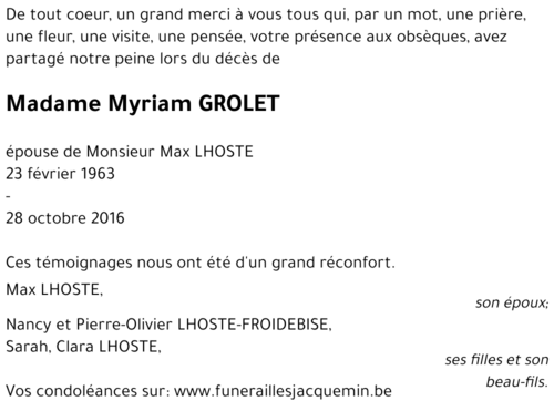 Myriam Grolet