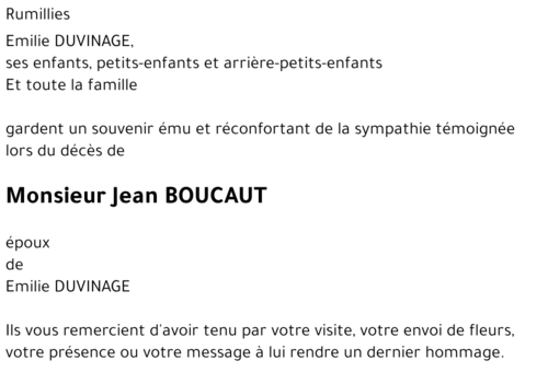 Jean BOUCAUT