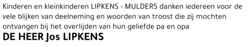 Jos Lipkens