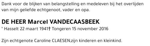 Marcel VANDECAASBEEK