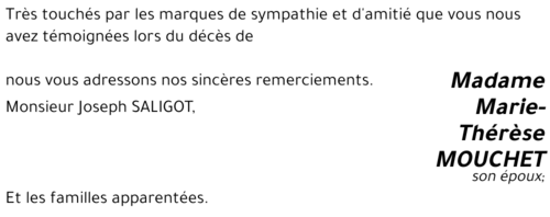 Marie-Thérèse MOUCHET