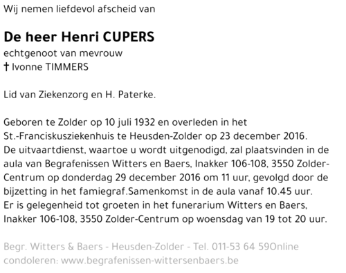 Henri Cupers