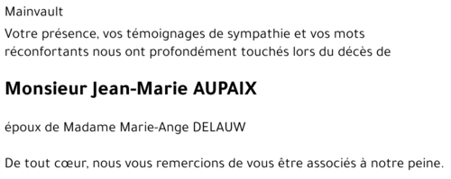 Jean-Marie AUPAIX