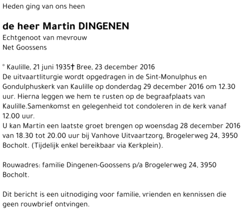Martin Dingenen