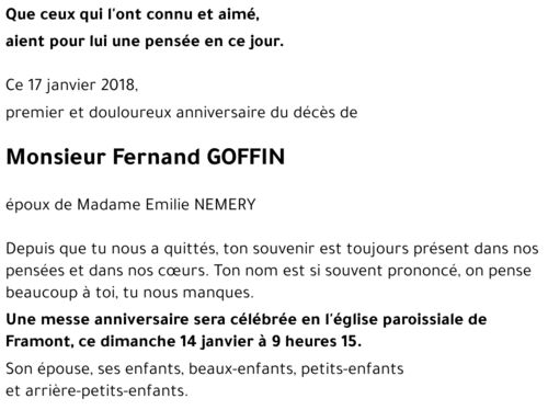 Fernand GOFFIN