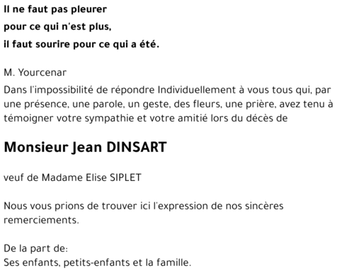 Jean DINSART