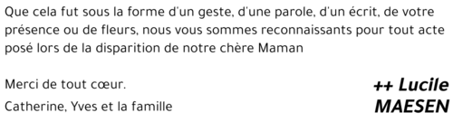 Lucile MAESEN