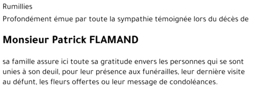 Patrick FLAMAND