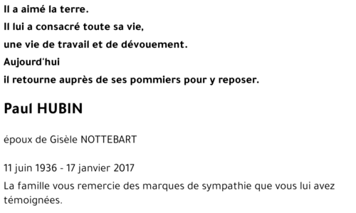 Paul HUBIN