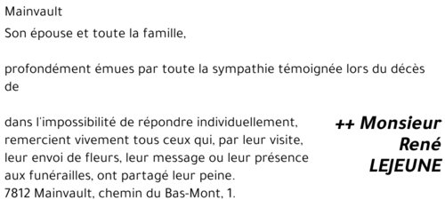 René LEJEUNE