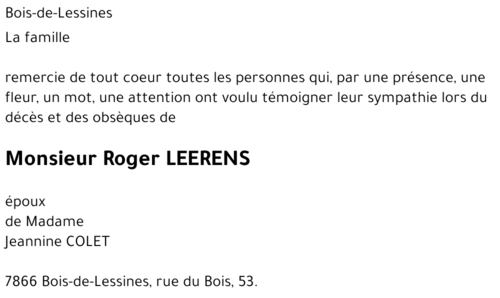 Roger LEERENS