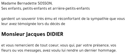 Jacques DIDIER