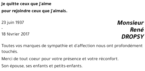 René DROPSY