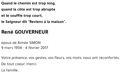 René GOUVERNEUR