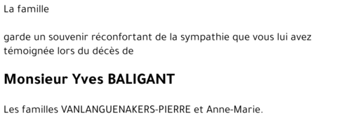 Yves BALIGANT