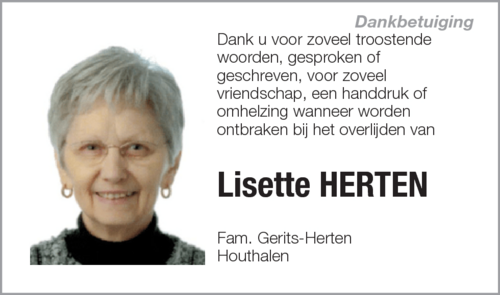 Lisette HERTEN