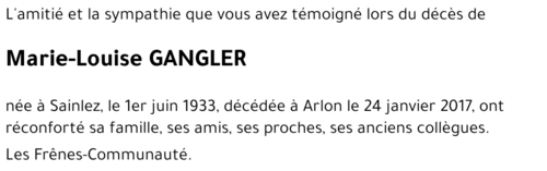 Marie-Louise GANGLER