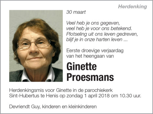 Ginette PROESMANS