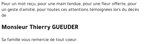 Thierry GUEUDER