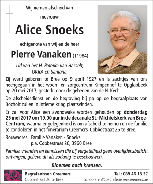Alice Snoeks