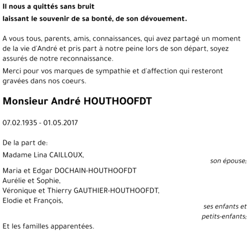 André HOUTHOOFDT
