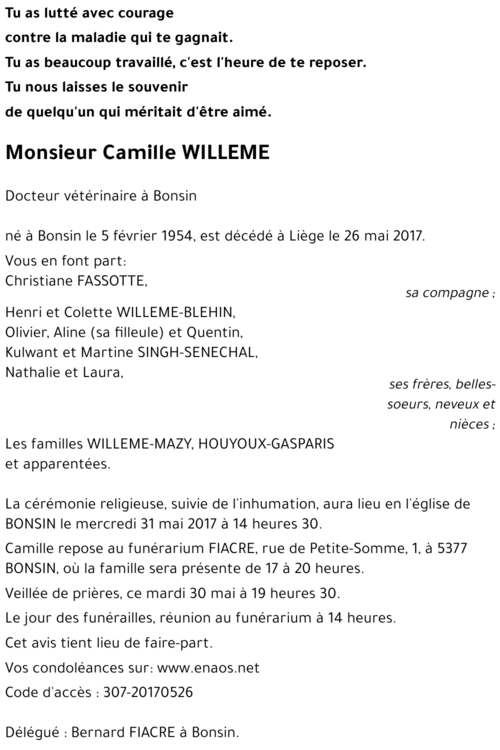 Camille WILLEME