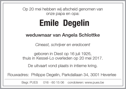 Emile Degelin