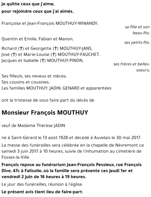 François MOUTHUY