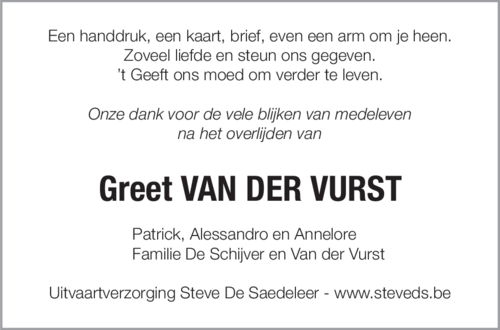 Greet Van der Vurst