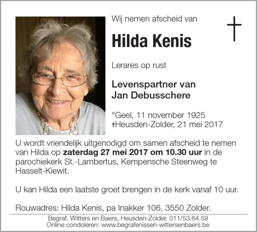 Hilda Kenis