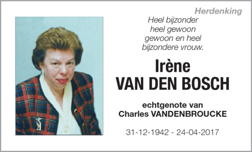 Irène Van den Bosch