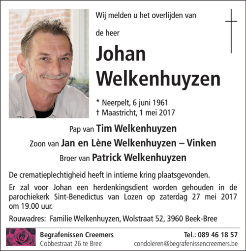 Johan Welkenhuyzen