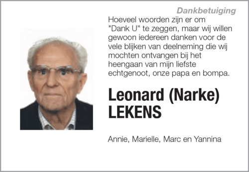 Leonard Lekens