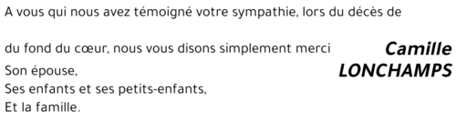 Camille LONCHAMPS