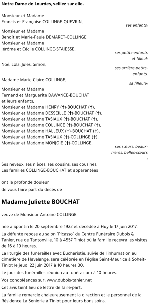 Juliette BOUCHAT
