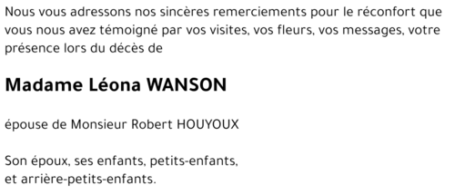 Léona WANSON