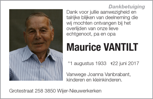 Maurice Vantilt