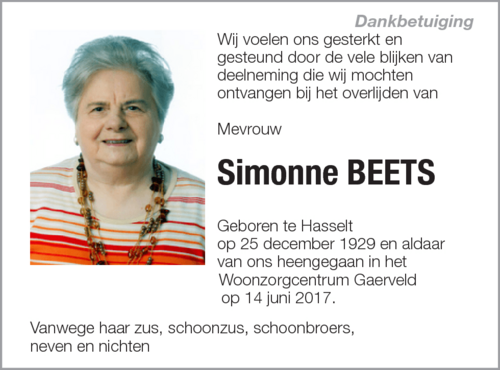 Simonne Beets