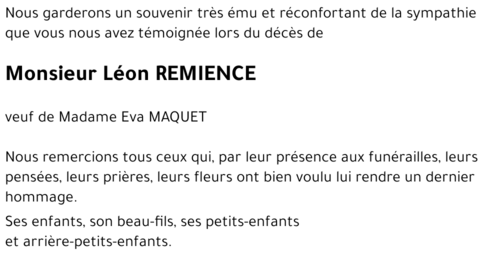 Léon REMIENCE