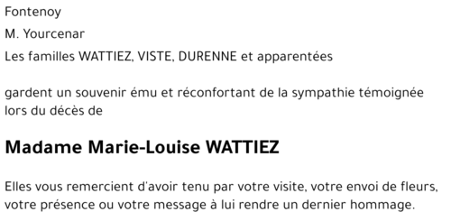 Marie-Louise WATTIEZ