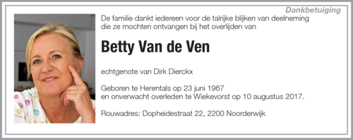 Betty Van de Ven
