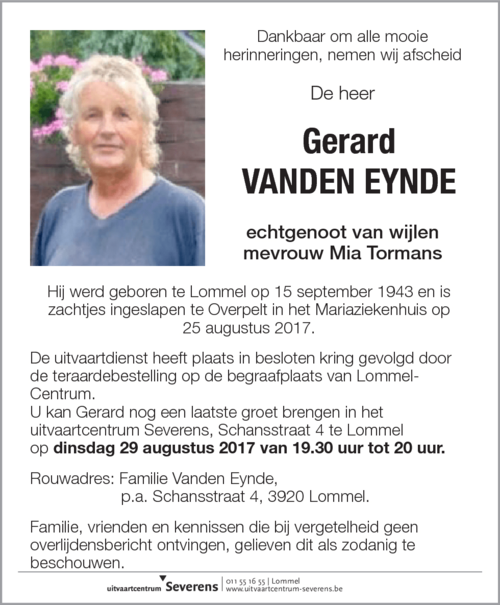 Gerard Vanden Eynde