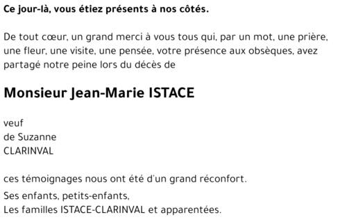 Jean-Marie ISTACE
