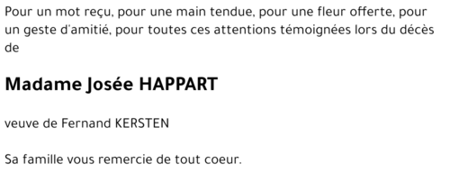 Josée HAPPART