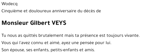 Gilbert VEYS