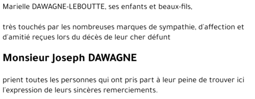 Joseph DAWAGNE