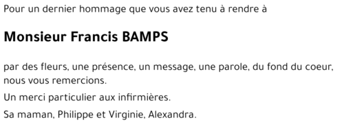 Francis BAMPS